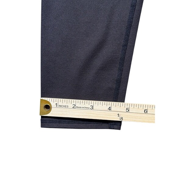Alo Yoga High Rise Crop Leggings Womens XS Black Stretch Athletic Capri Workout - Picture 9 of 9